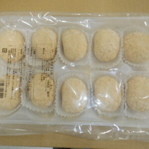 おはぎきな粉（こしあん）80ｇ×10個　冷凍（1先1袋）